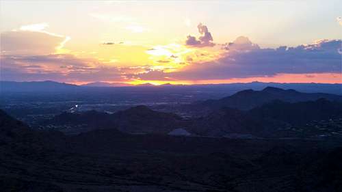 Sunset from the summit