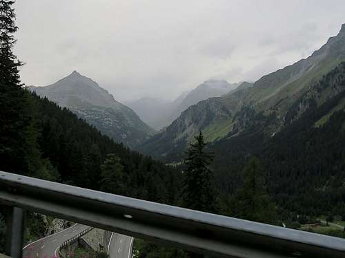 Escaping from bad weather - Maloja Pass