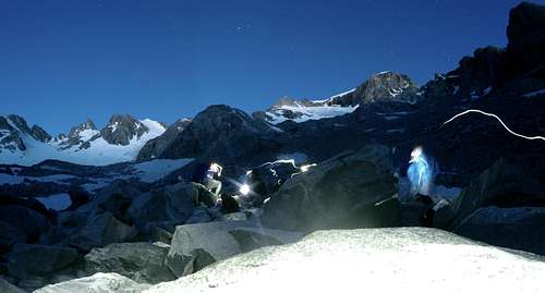 Alpine start on Gannett