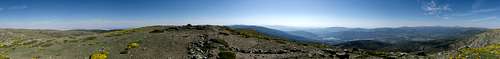 360° summit Panorama from Pico del Nevero