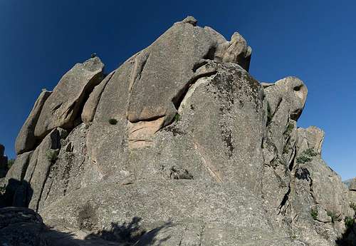 Rock formation in La Pedriza