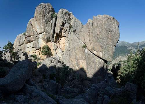 Rock formations in La Pedriza