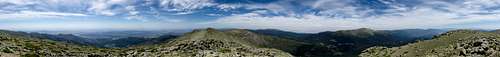 360° summit panorama from Cabeza del Hierro Mayor