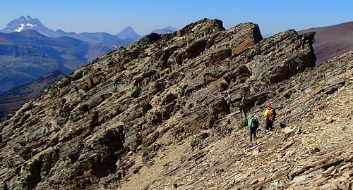 Mount Alderson descending Ridge