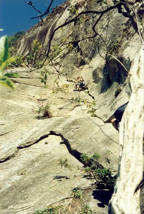 Climbing Corcovado by the...