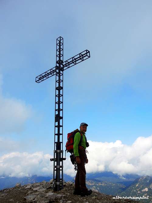 Sassolungo di Cibiana summit cross