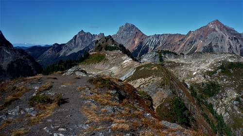 The true summit of Yellow Aster Butte