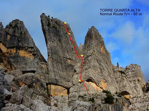 Beta of Torre Quarta Alta  Normal Route