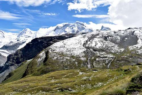 Breithorn seen from Schwarzsee