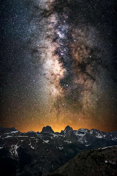 Milky Way over the Grenadiers