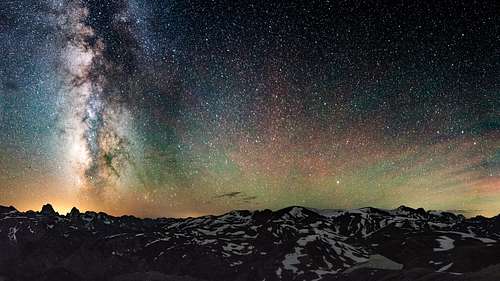 Milky Way near Highland Mary Lakes