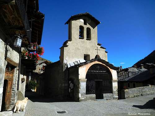 The traditional old village of Chianale