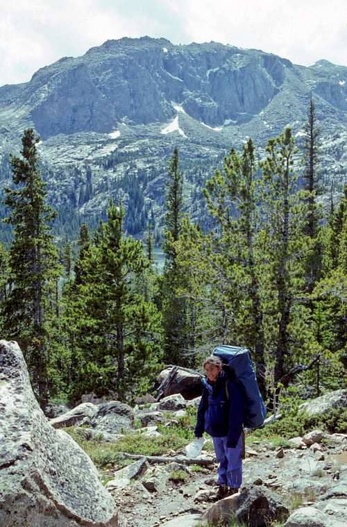 Descending to Double Lake