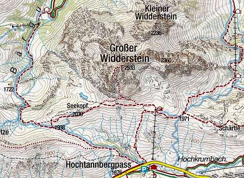 Grosser Widderstein map