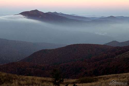 Mount Carynska at dawn