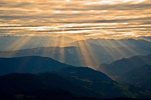 South Tyrol in rays