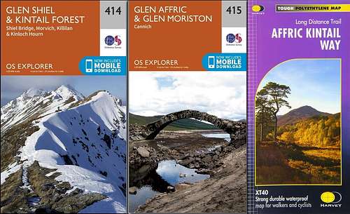 Glen Affric maps