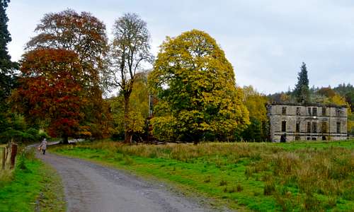 Autumn colours at the Guisachan ruin