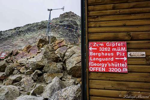 Georgy Hut (3200m) & Piz Languard