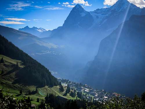 Mürren and the Eiger