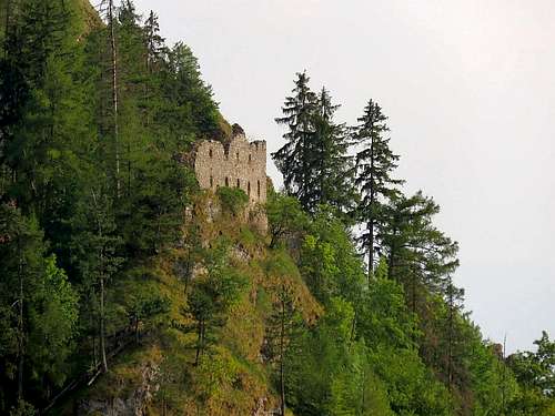 A castle in Vrsatske Bradla