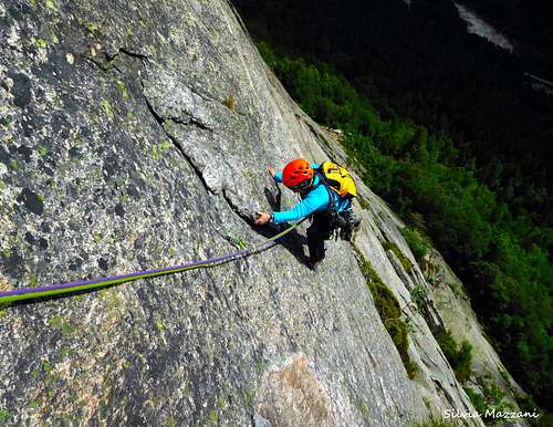 Traverse on the route Blue, Loefjell