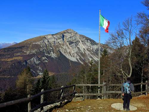 Monte Stivo seen from Capanna Monte Biaena
