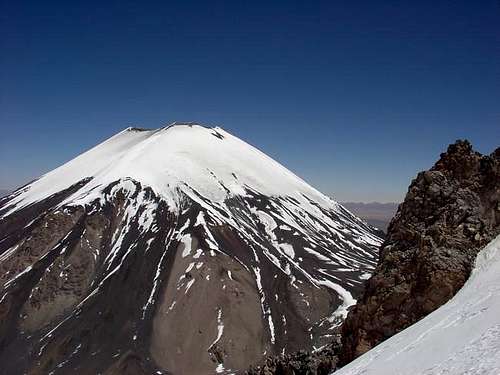 Parinacota seen from the...