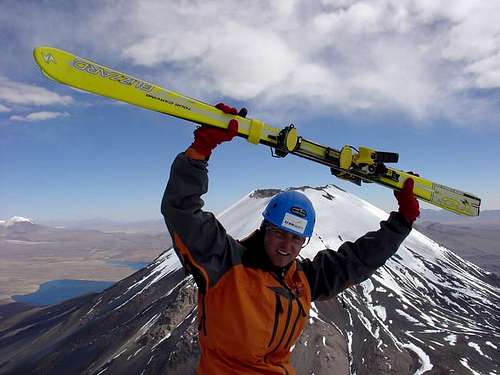 on the top with parinacota in...