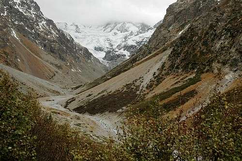 High Vénéon valley, glacier...