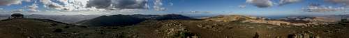 360° summit panorama from Morro Velosa