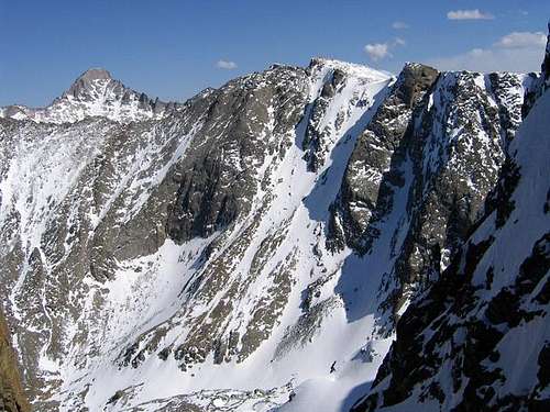 Longs Peak and Powell Peak....