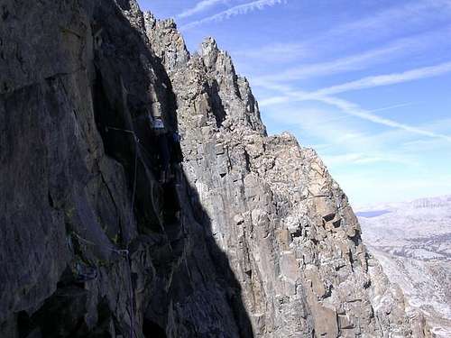 The crux pitch. The photo...