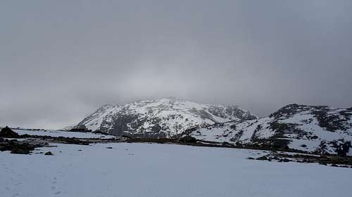 En route to Great End, looking back to Scafell Pike 2