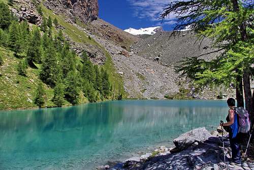 Lago Blu (Blue Lake) in Val d'Ayas