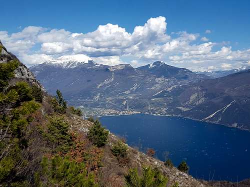 Northern Garda Lake and Monte Stivo from Cima Mughera