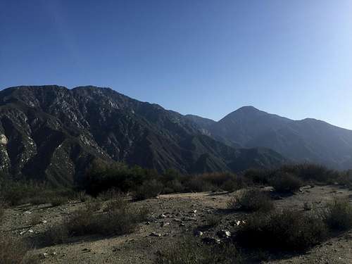 Ontario and Cucamonga from summit