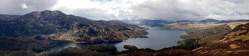 Ben Venue and Loch Katrine panorama