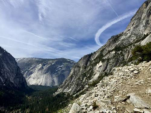 Hiking to North Dome 04-11-2015