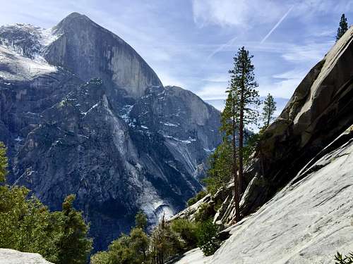 Half Dome from Snow Creek Trail 04-11-2015