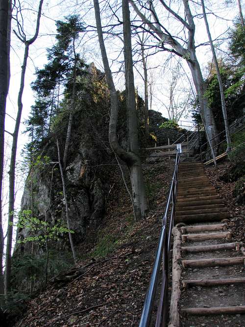 Trail at Pieniny Castle