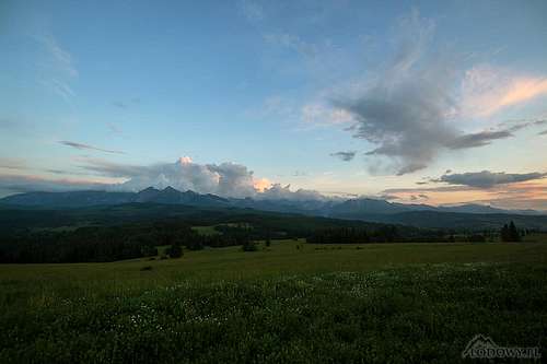 Calm after stormy day in Tatras