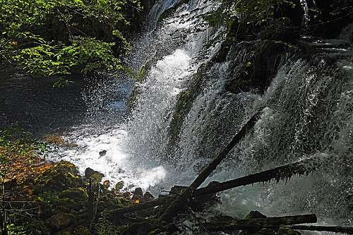 Bohinjska Bistrica waterfall