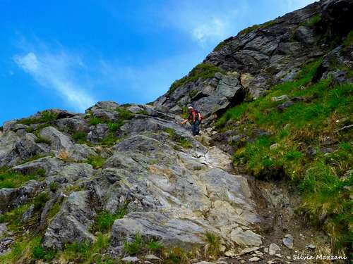 Hornindalsrokken, the rock gully