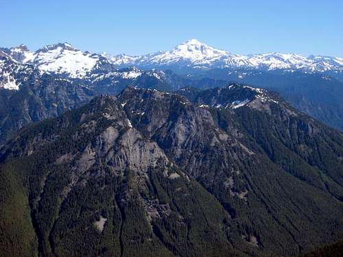 Troublesome Mountain from Spire Mountain summit