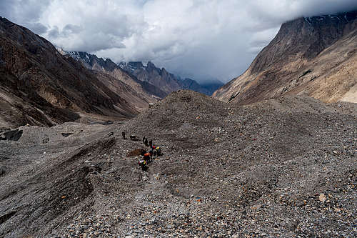 baltoro glacier between Paiyu and Khoburtse