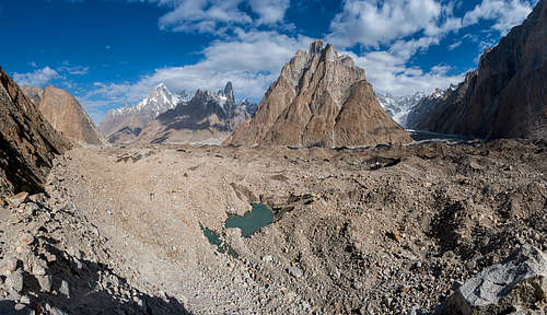 Baltoro Glacier between Khoburtse and Urdukas