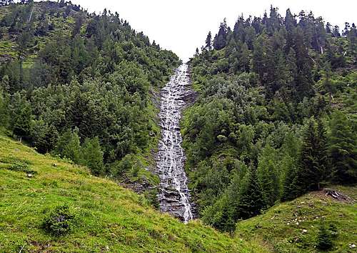 Waterfall in the upper Mur valley