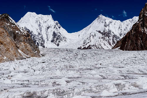 Savoia Glacier and the Praqpa Ri and Skil Brum peaks