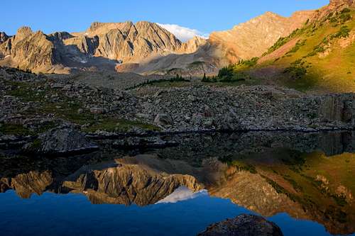 Early Morning Reflection of Precarious Peak